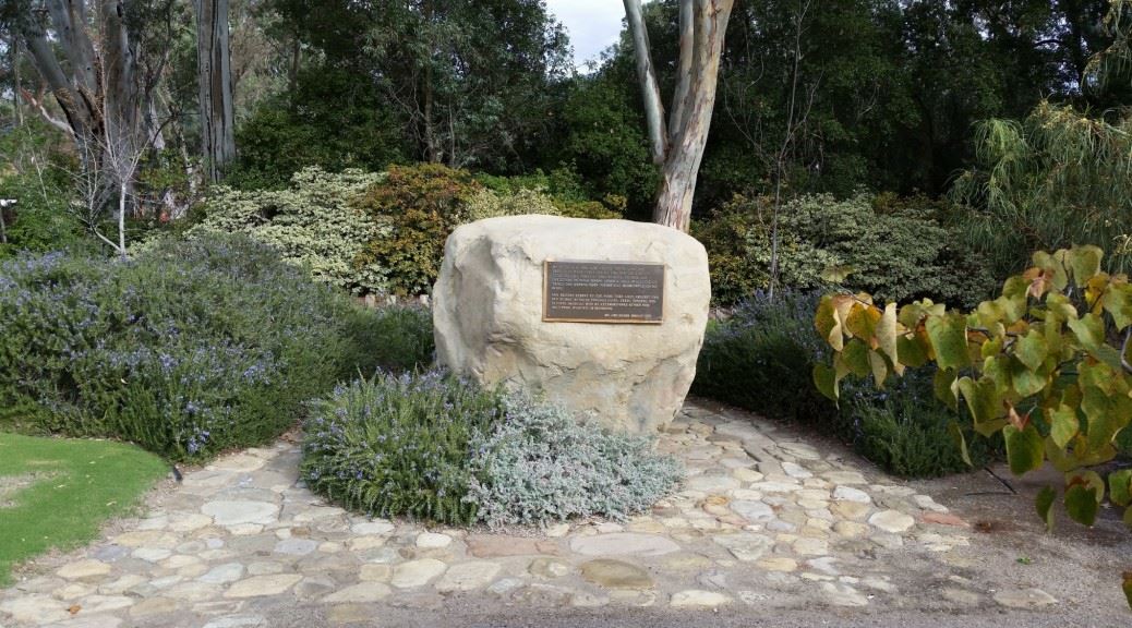 Stone at Weinberger Memorial Garden