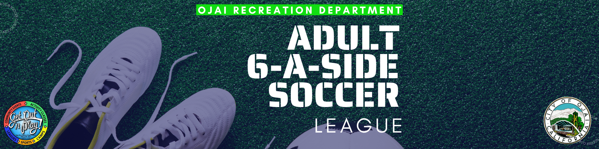 Adult Soccer Website Banner 2025